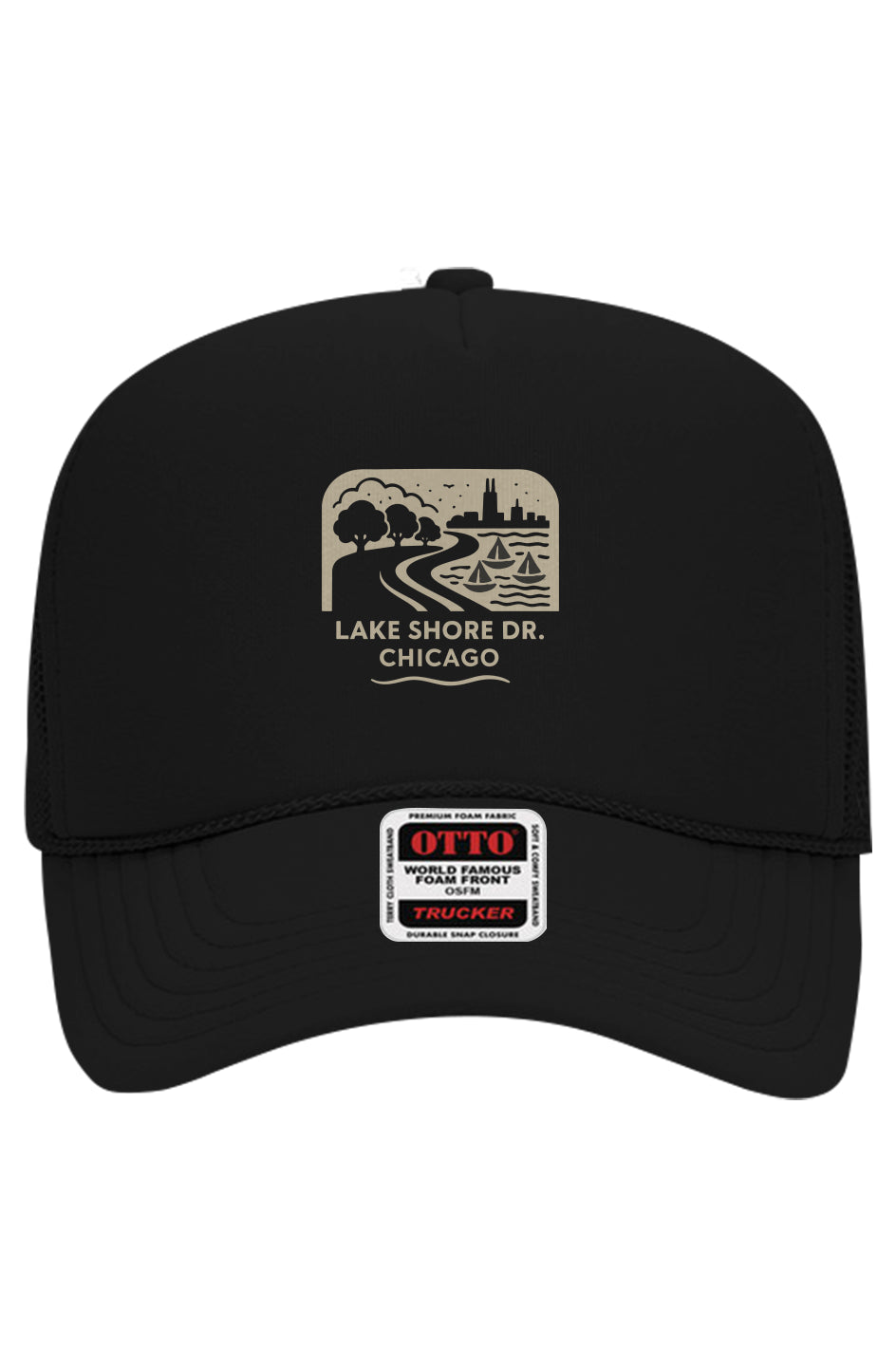 The Shadadow Lakeshore Drive Stitch Trucker Hat