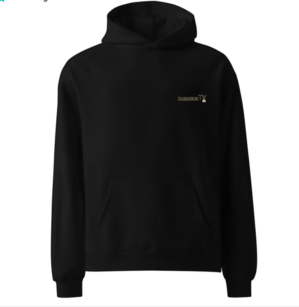 SHADADOW TV Oversized Embroidered Hoodie