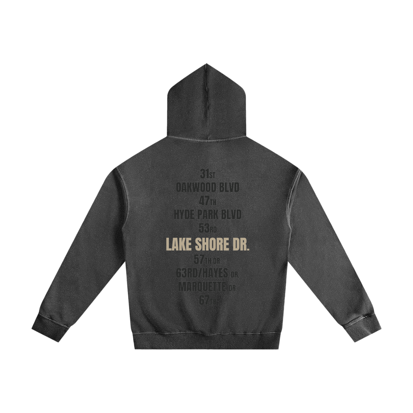 vintage black hoodie